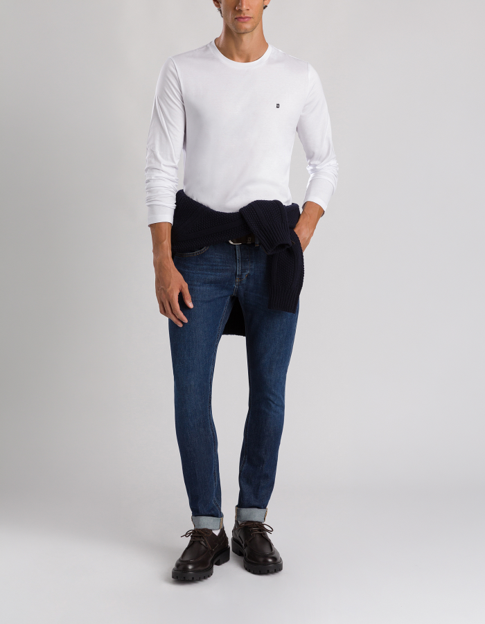 George skinny-fit jeans in recycled sustainable denim