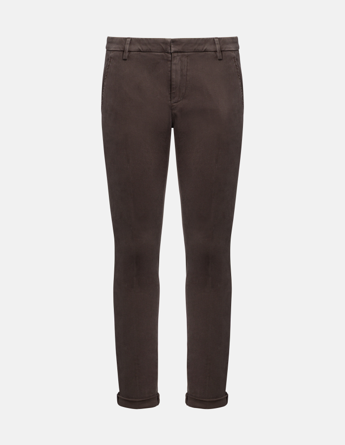 Gaubert slim-fit cotton weave trousers