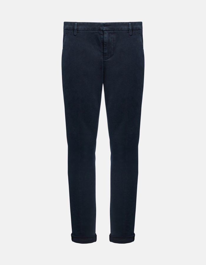 Gaubert slim-fit cotton weave trousers