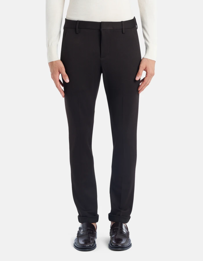 Pantaloni Gaubert slim in jersey spina