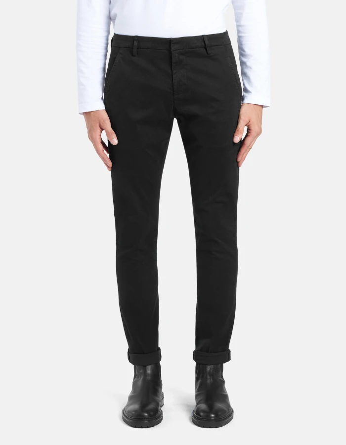 Pantaloni Gaubert slim in gabardina mano calda
