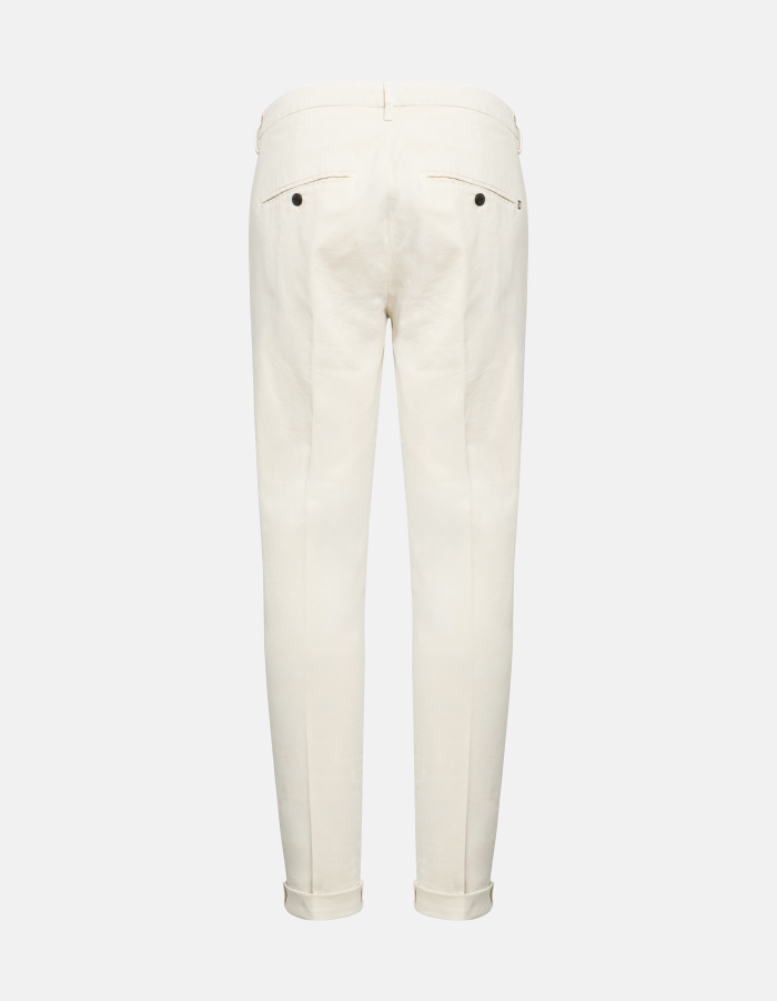 Gaubert slim-fit trousers in warm hand gabardine