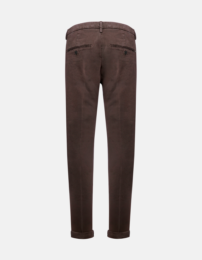 Gaubert slim-fit trousers in warm hand gabardine