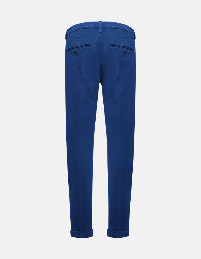 Pantaloni Gaubert slim in gabardina mano calda