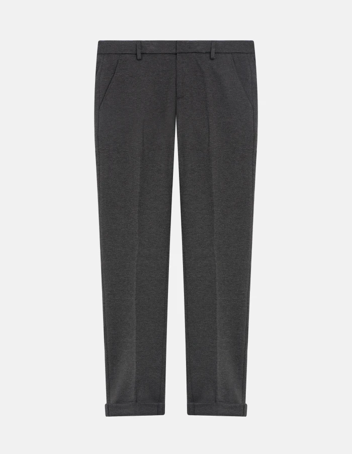 Pantaloni Gaubert slim in jersey resca