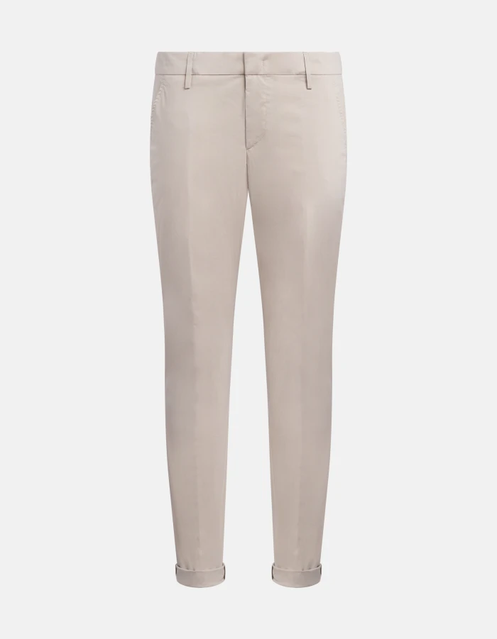 Gaubert slim-fit trousers in cotton poplin and nylon