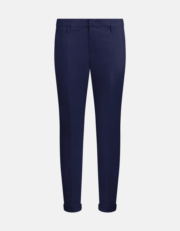 Gaubert slim-fit trousers in cotton poplin and nylon