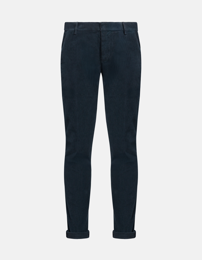 Gaubert slim-fit trousers in stretch velvet
