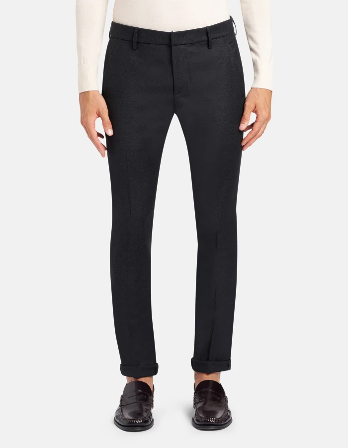 Pantaloni Gaubert slim in flanella