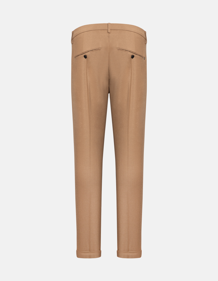 Slim-Fit Hose Gaubert aus Flanell