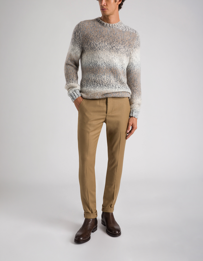 Gaubert slim-fit flannel trousers