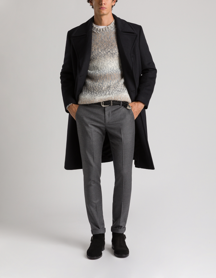 Gaubert slim-fit flannel trousers