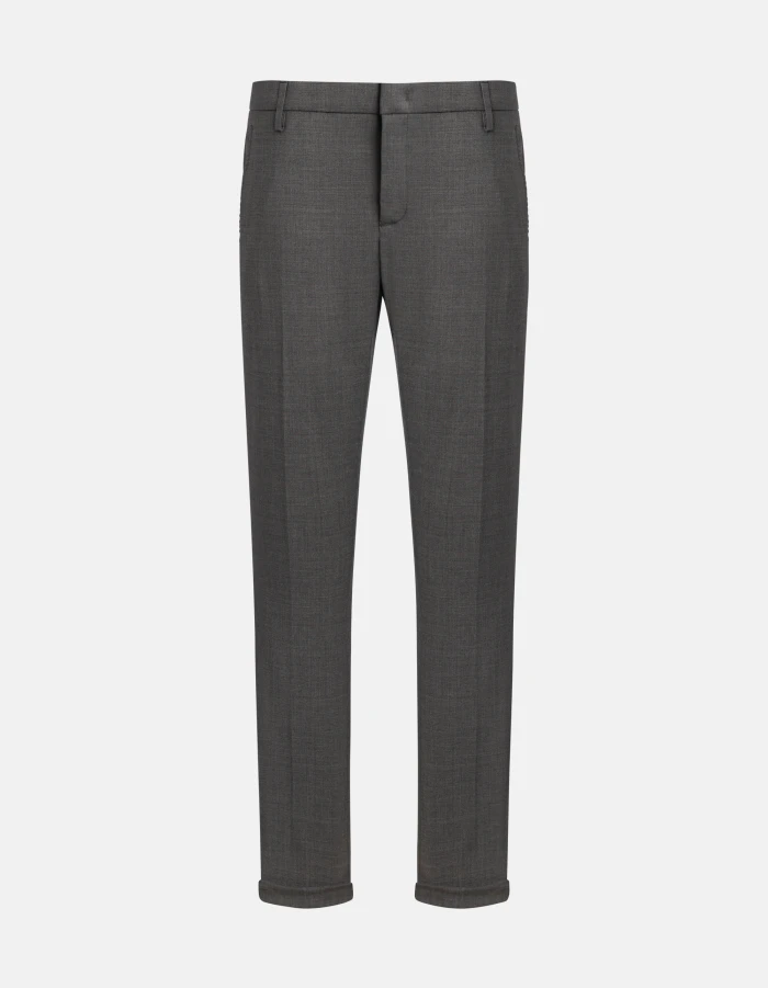 Gaubert slim-fit trousers in wool weave