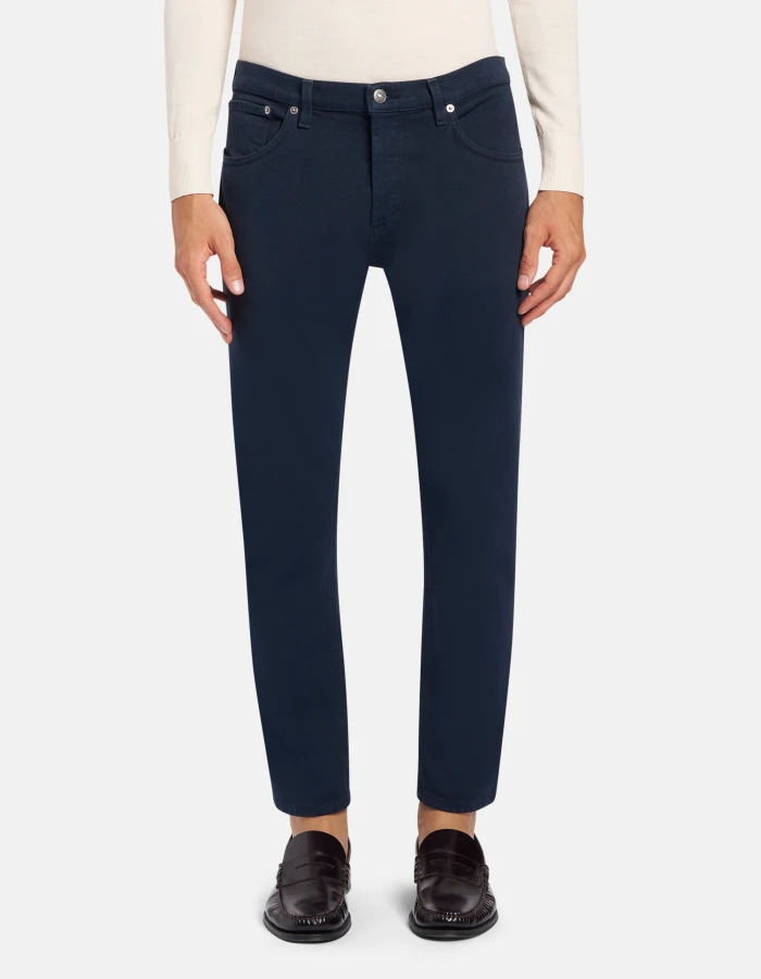 Brighton carrot-fit jeans in stretch bull denim