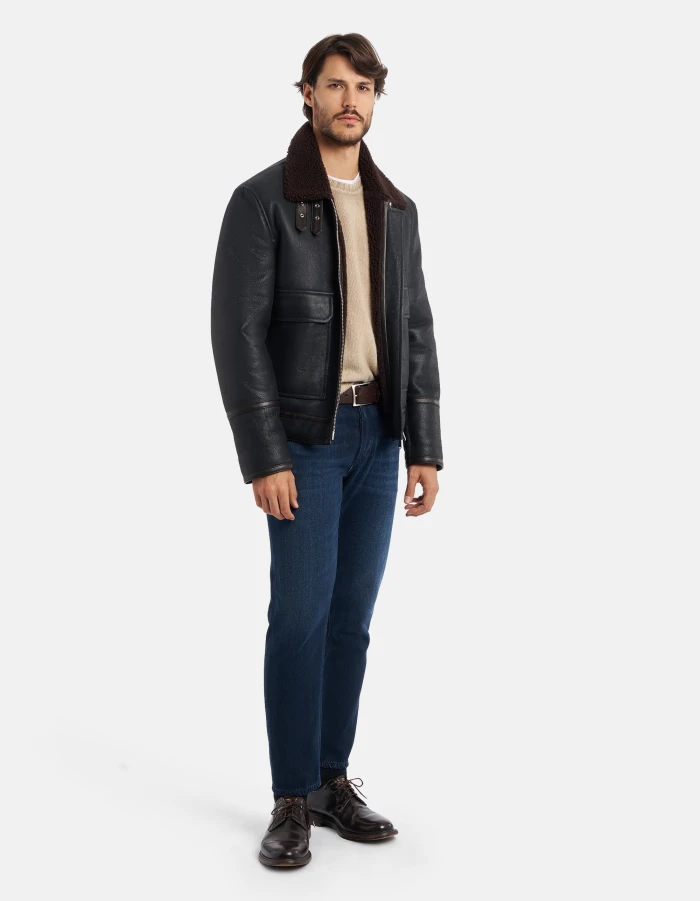 Jeans Brighton carrot in denim fisso cotone e lyocell