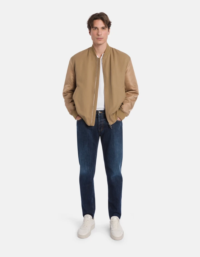 Carrot-Fit-Jeans Brighton aus Rigid Denim