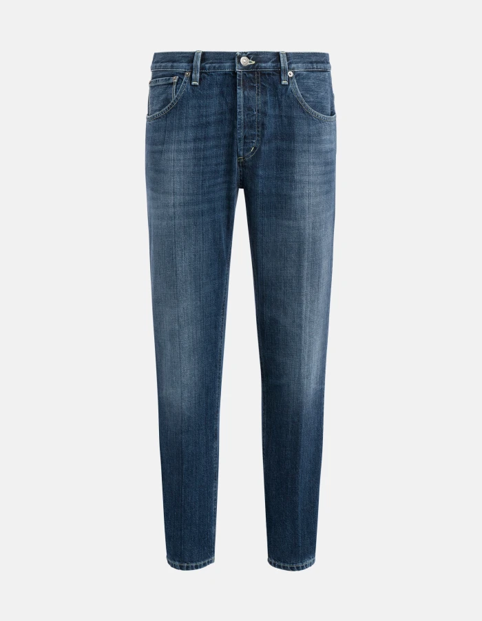 Brighton carrot-cut jeans in rigid denim
