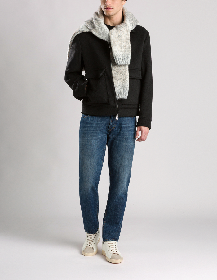Brighton carrot-cut jeans in rigid denim
