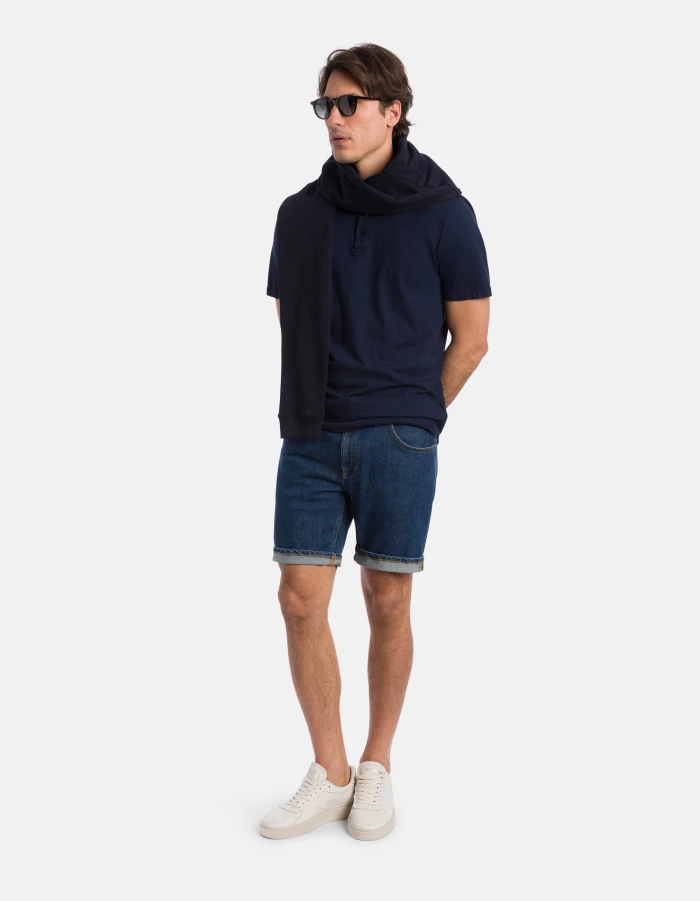 Bermuda Derick regular in denim stretch