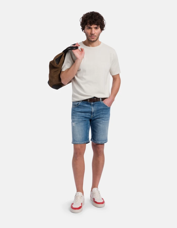 Bermuda Derick regular in denim stretch