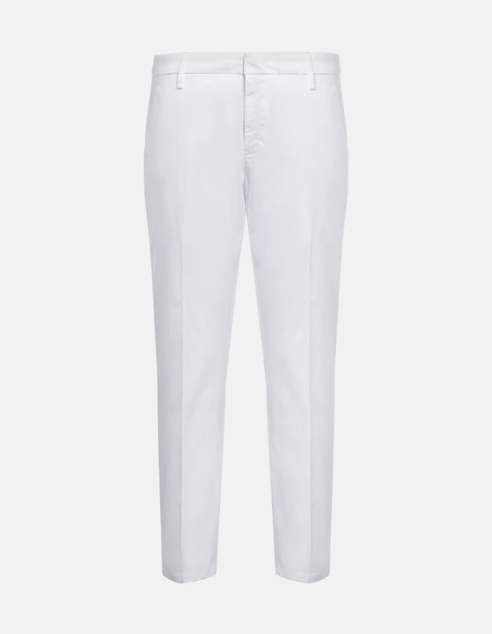 Alfredo slim-fit trousers in compact gabardine