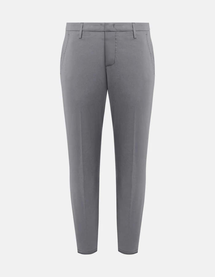 Alfredo slim-fit trousers in compact gabardine