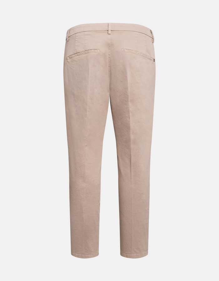 Hose Pablo in normaler Passform aus Gabardine mit warmer Haptik