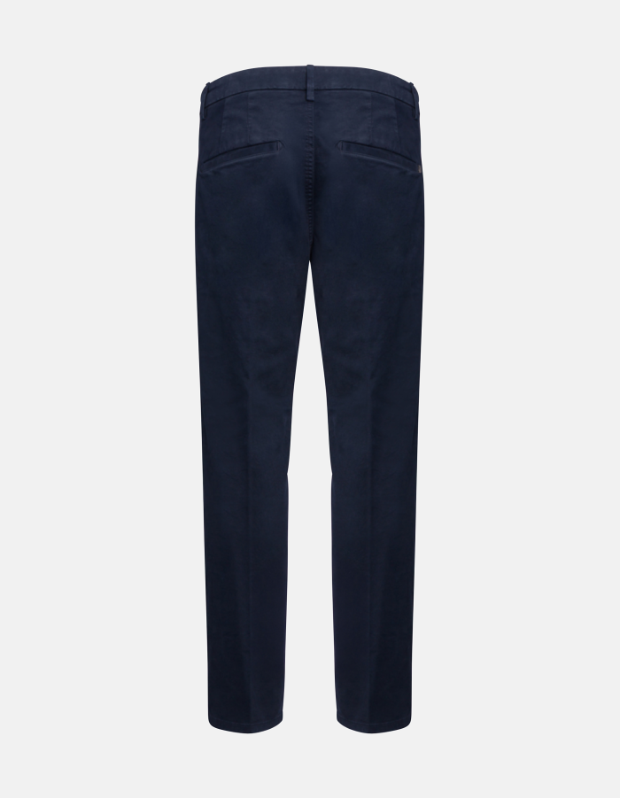 Pantaloni Pablo regular in gabardina mano calda