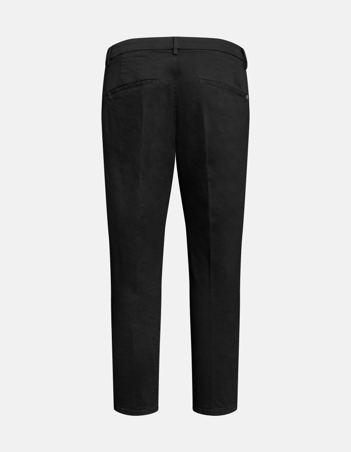 Hose Pablo in normaler Passform aus Gabardine mit warmer Haptik