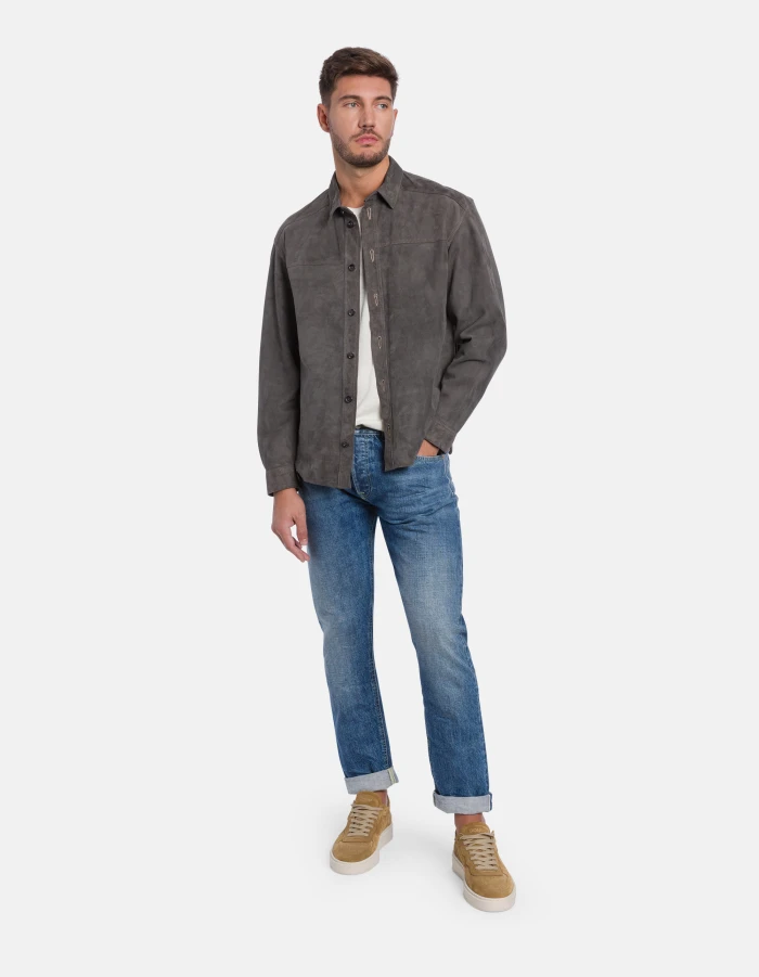 Regular-Fit-Jeans Icon aus Rigid Denim mit Webkante