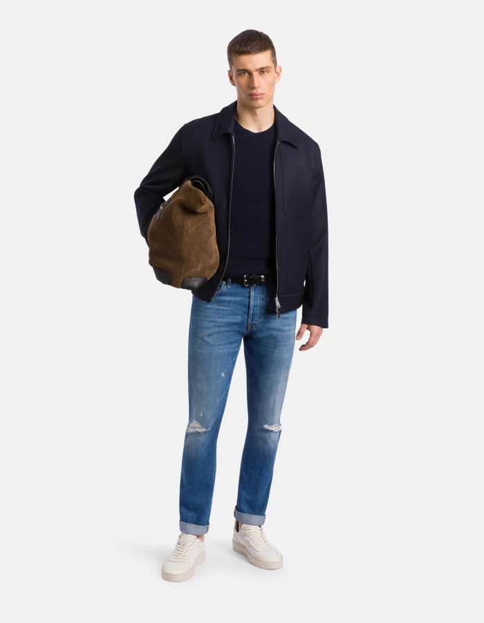 Regular-Fit Jeans Icon aus Rigid Denim