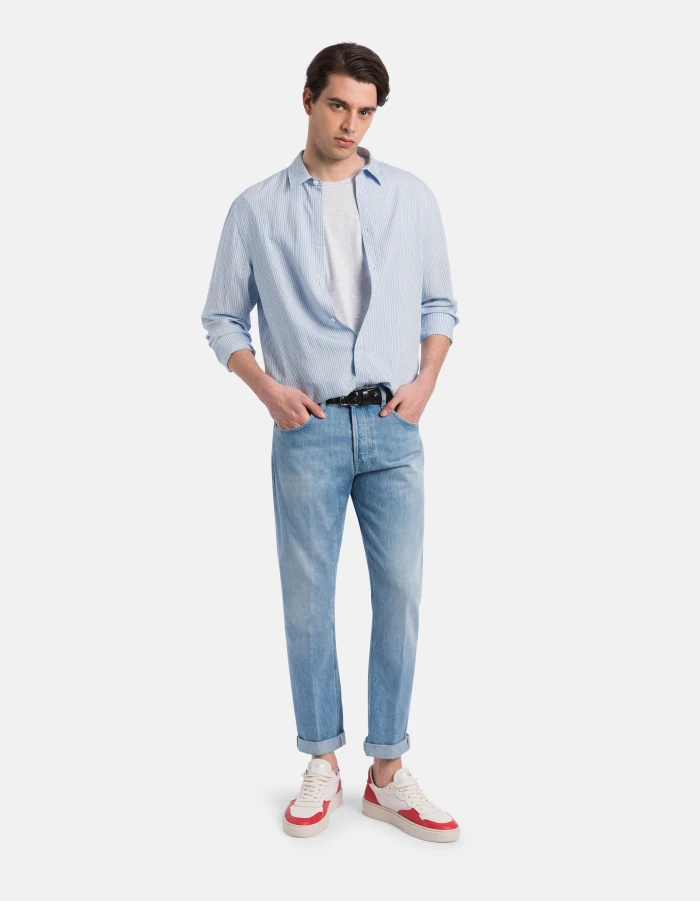 Regular-Fit Jeans Icon aus Rigid Denim