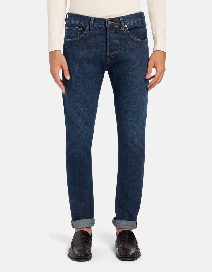 Jeans Icon regular in denim fisso