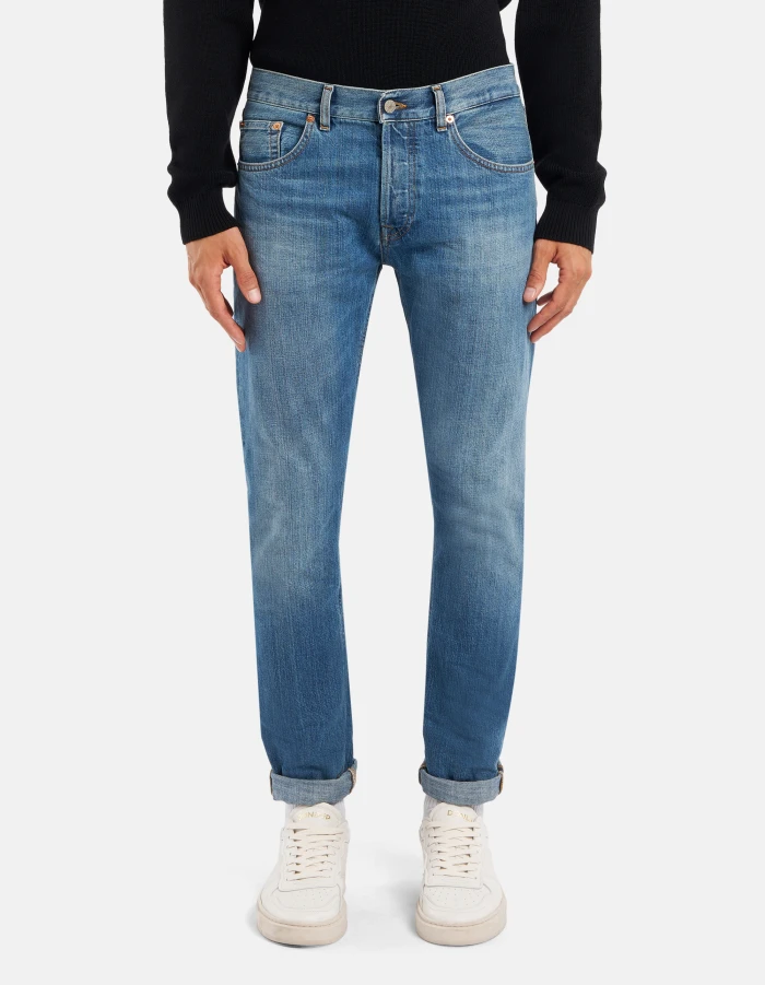 Jeans Icon regular in denim fisso