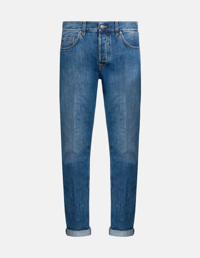 Icon slim-fit jeans in rigid denim