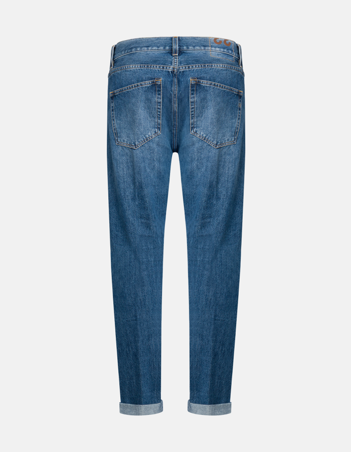 Icon slim-fit jeans in rigid denim