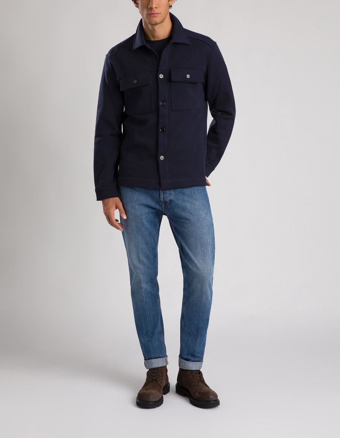 Icon slim-fit jeans in rigid denim
