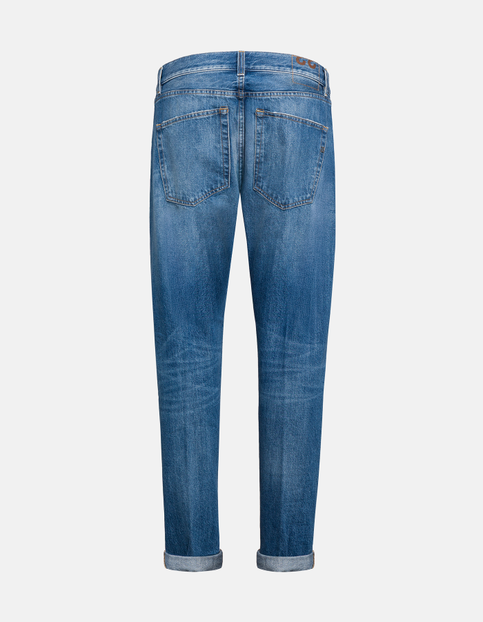 Icon slim-fit jeans in rigid denim