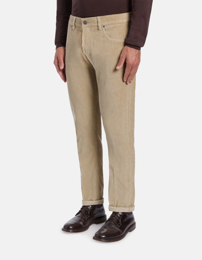 Icon regular-fit trousers in corduroy