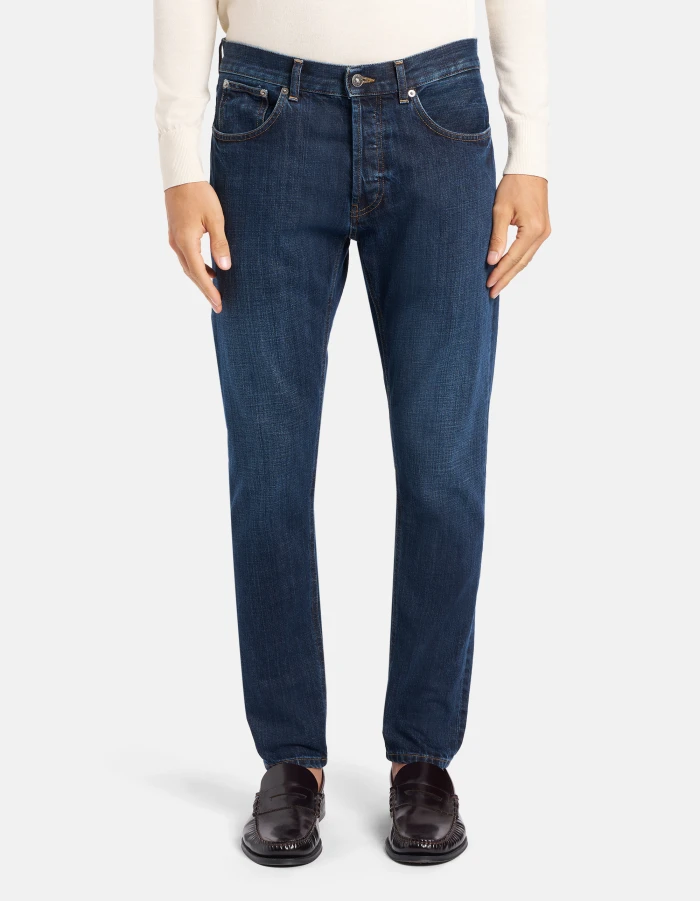 Jeans Dian carrot in denim fisso