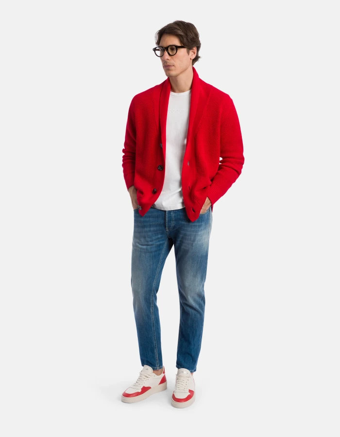 Carrot-Fit Jeans Dian aus Stretch-Denim