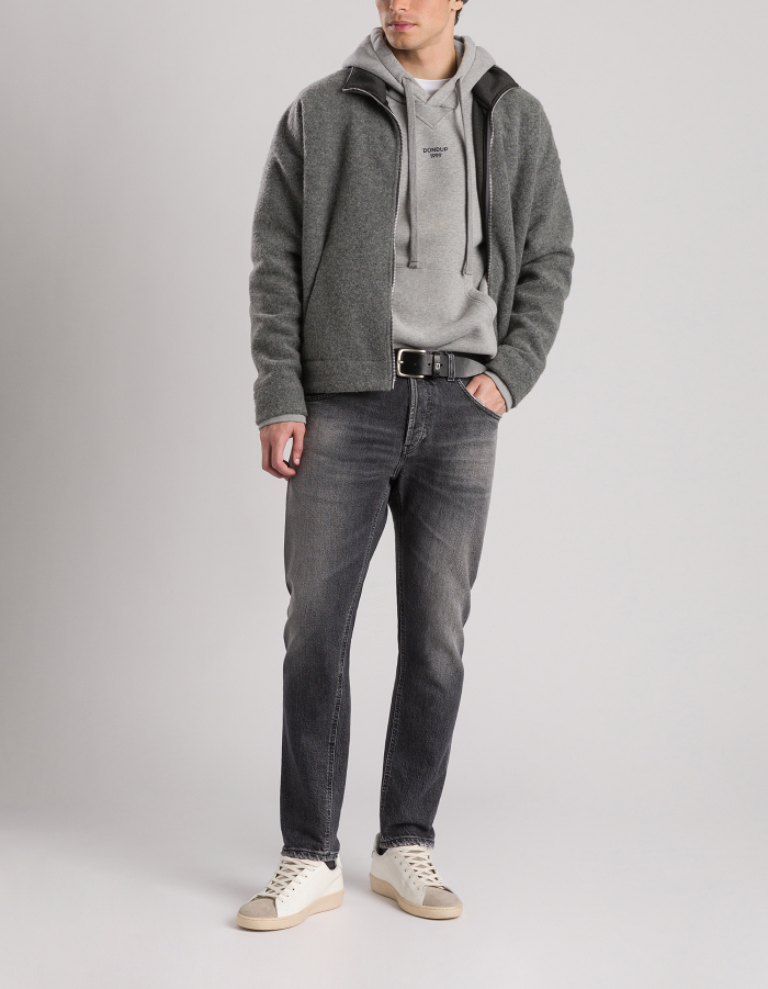 Dian carrot jeans in stretch cotton and lyocell denim