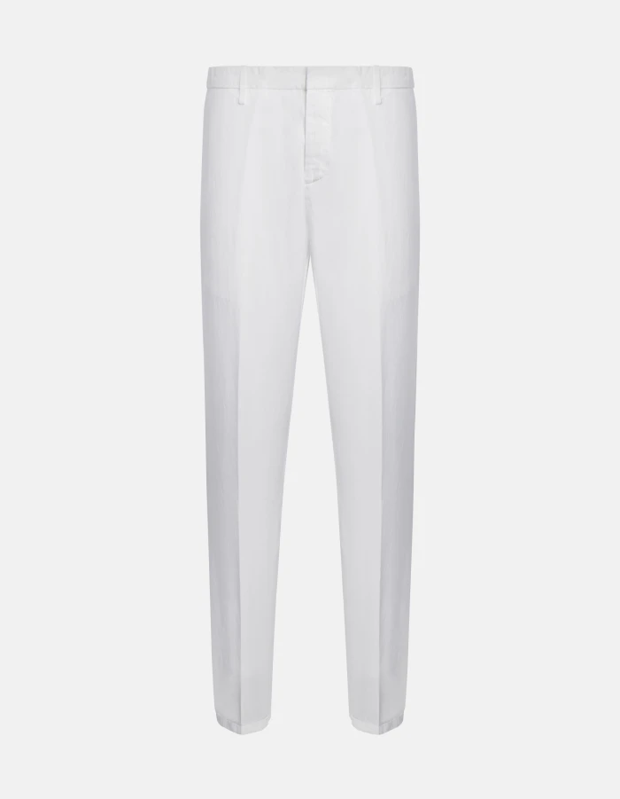 Ral regular-fit trousers in linen and lyocell