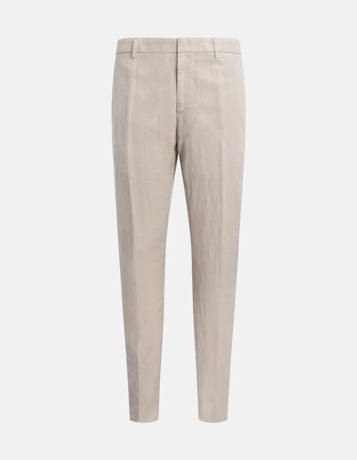 Ral regular-fit trousers in linen and lyocell