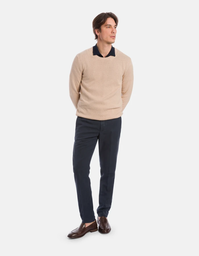 Ral regular-fit trousers in linen and lyocell