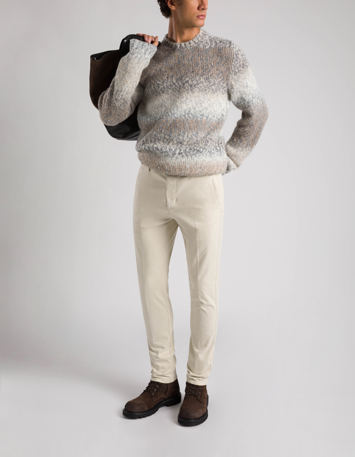 Ral regular-fit trousers in warm hand gabardine
