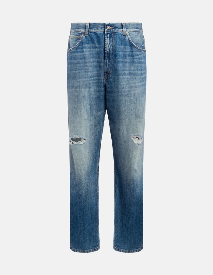 Loose-Fit Jeans Paco aus Rigid Denim