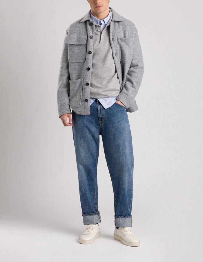 Loose-Fit Jeans Paco aus Rigid Denim
