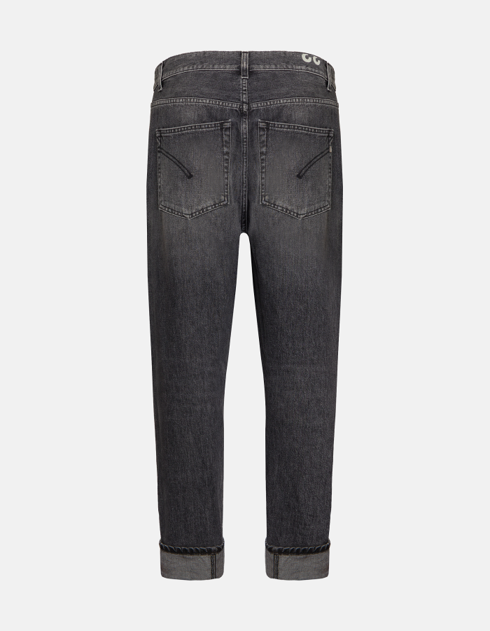 Paco loose-fit jeans in recycled rigid denim