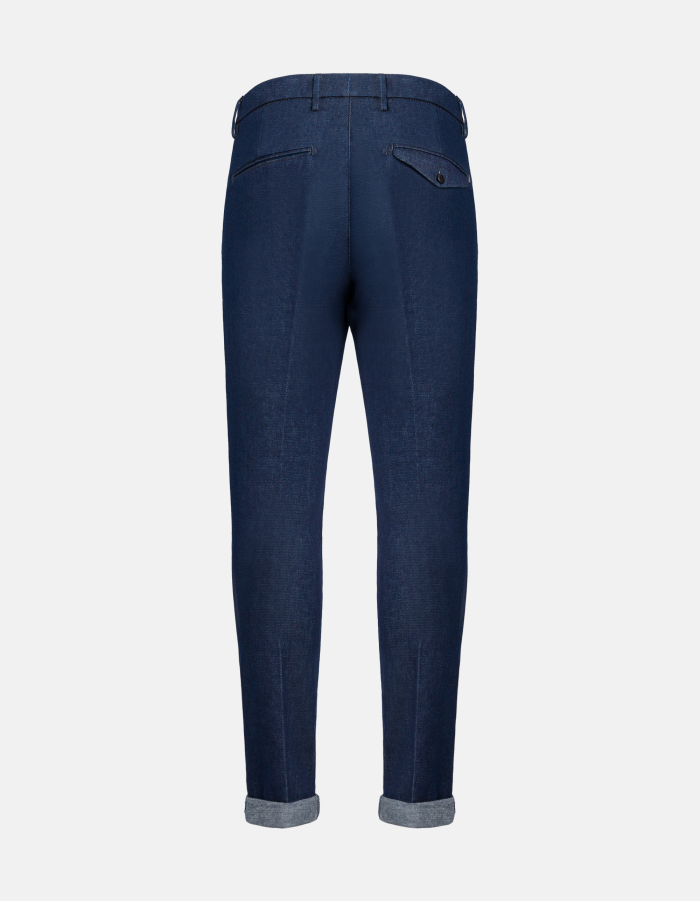 Joe carrot-fit trousers in stretch denim